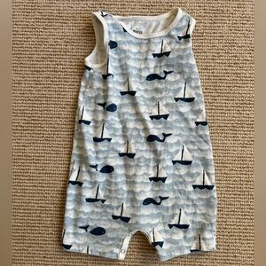 Winter Water Factory Sailboat Tank Top Romper
